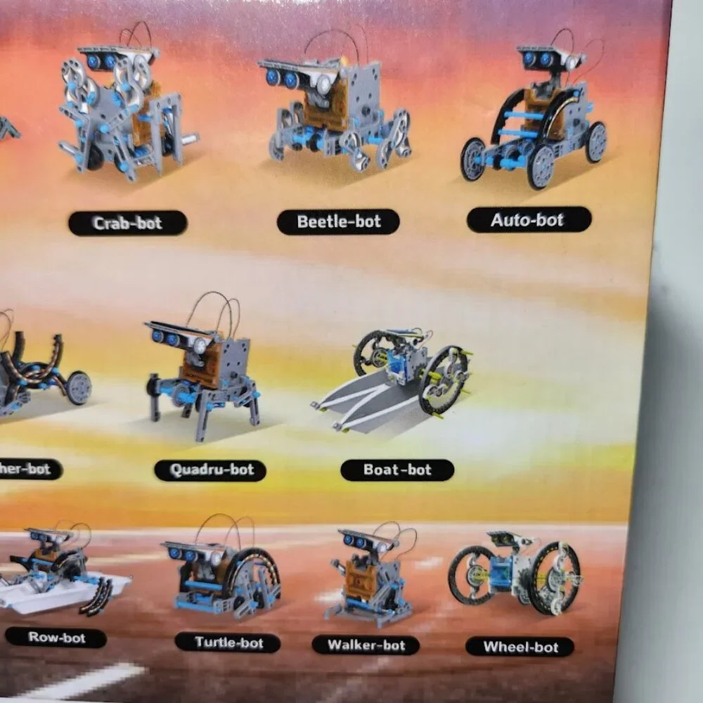 NEW 14-in-1 Solar Robot Kit Stem Projects Educational Science Toy Solar Power Bu